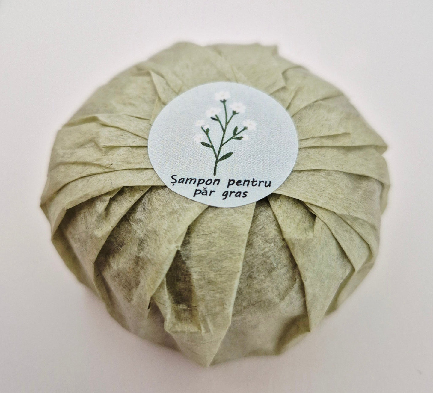 Șampon Solid Premium pentru Păr Gras / Normal - 👣 Desculți în Natură