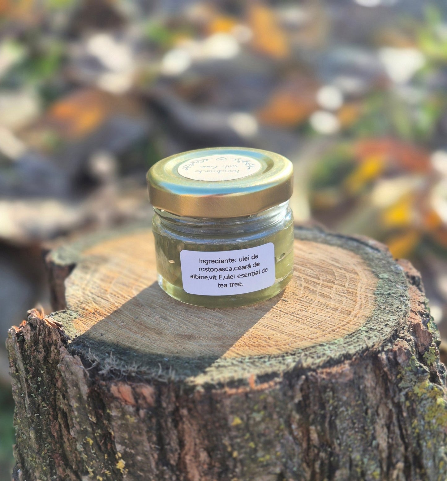 Cremă Naturală cu Rostopască si Tea Tree - 👣 Desculți în Natură