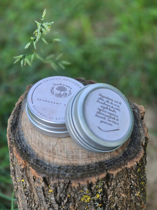 Deodorant Cremă Natural - 👣 Desculți în Natură