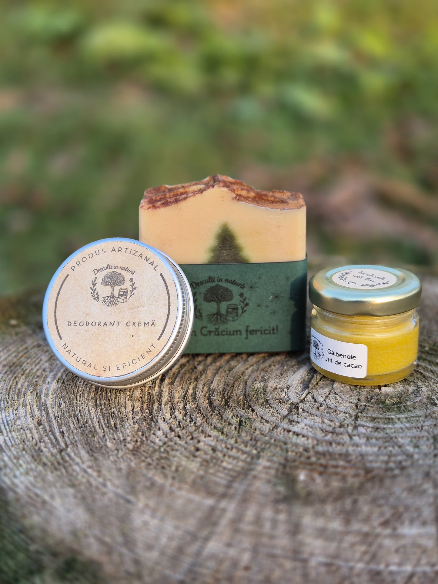 Set cadou premium de Crăciun - produse naturale artizanale pentru îngrijire completă