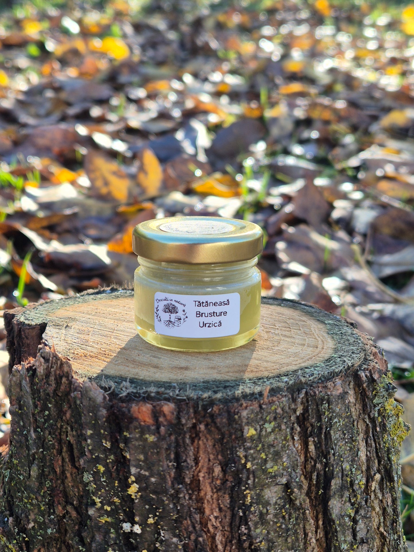 Cremă Naturală cu Tătăneasă, Brusture si Urzica Moarta Mov