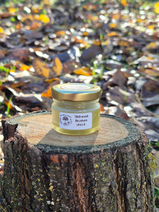 Cremă Naturală cu Tătăneasă, Brusture si Urzica Moarta Mov